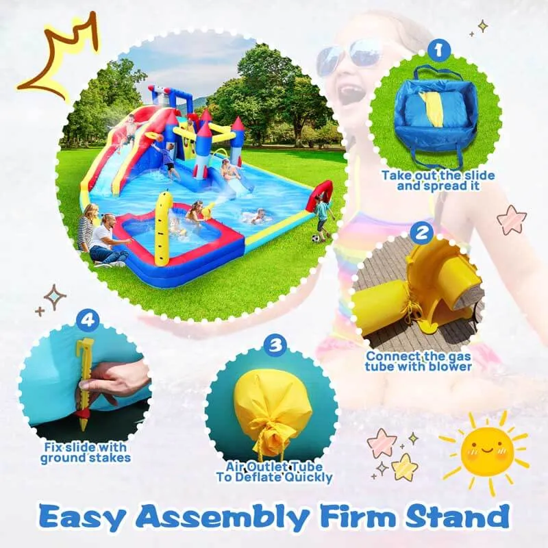 10 in 1 Inflatable Slide Water Park