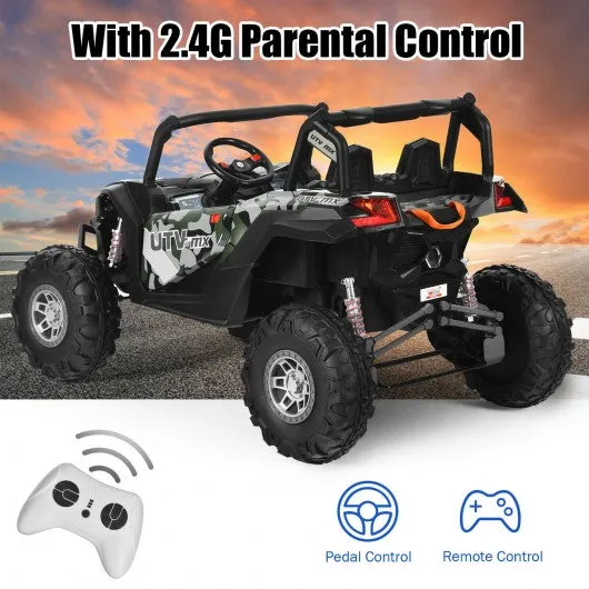 12 V Electric Kids Ride-On Car 2-Seater SUV Off-Road UTV with Remote-CAMO