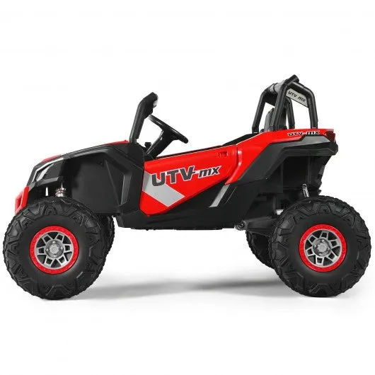 12 V Electric Kids Ride-On Car 2-Seater SUV Off-Road UTV with Remote-Red