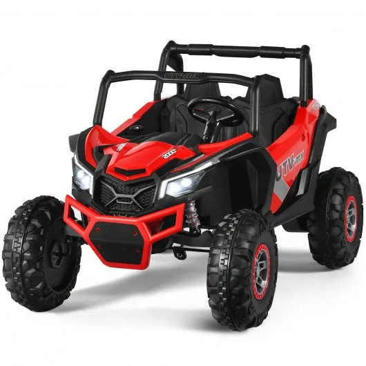 12 V Electric Kids Ride-On Car 2-Seater SUV Off-Road UTV with Remote-Red