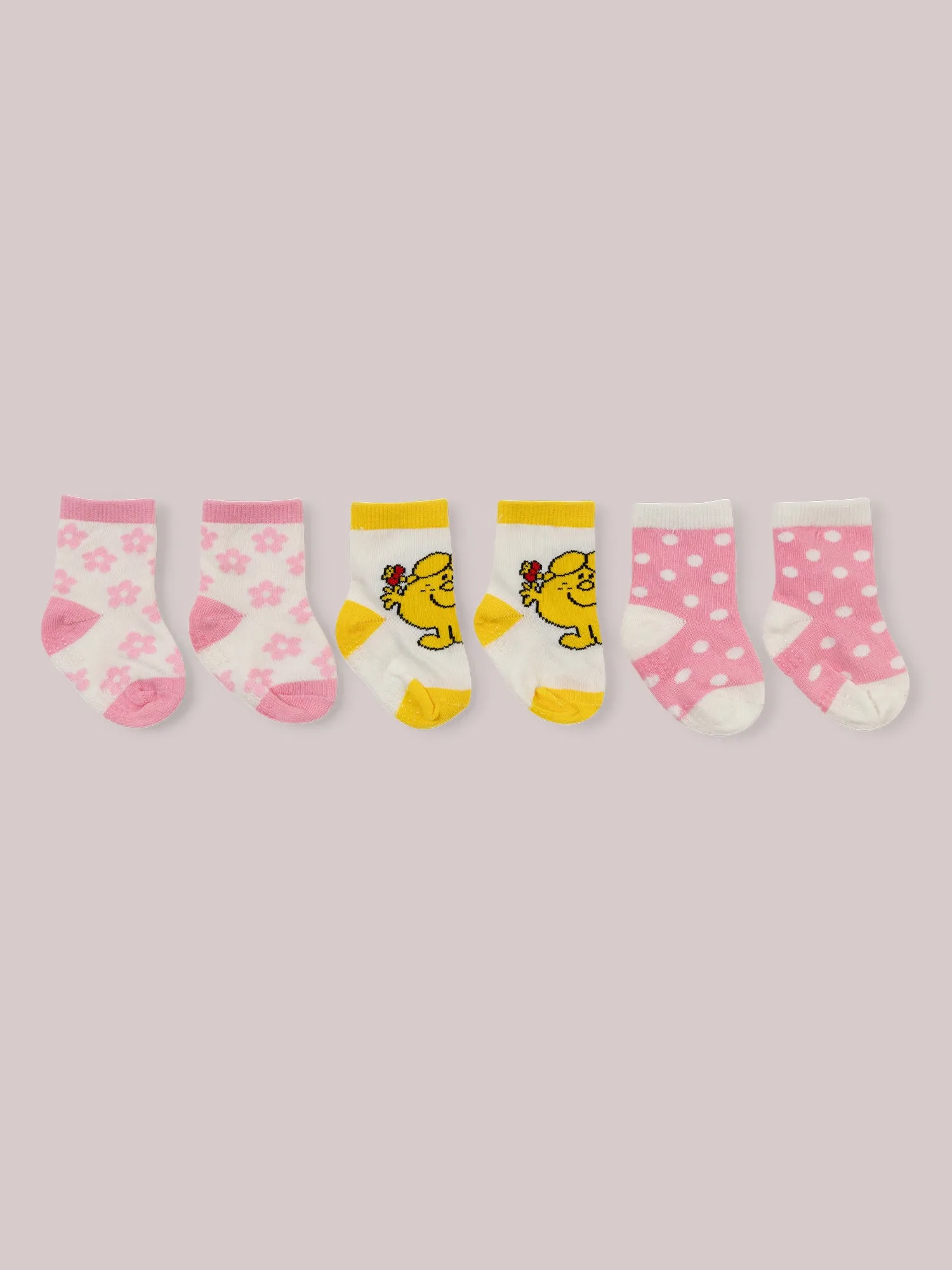 3-Pack Soft Durable Baby Socks Set - Little Miss Sunshine&trade;