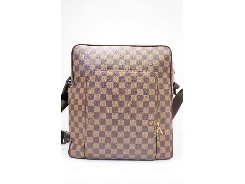 Authentic Pre-owned Louis Vuitton Lv Damier Ebene Olav GM Crossbody Messenger Bag N41440 210590