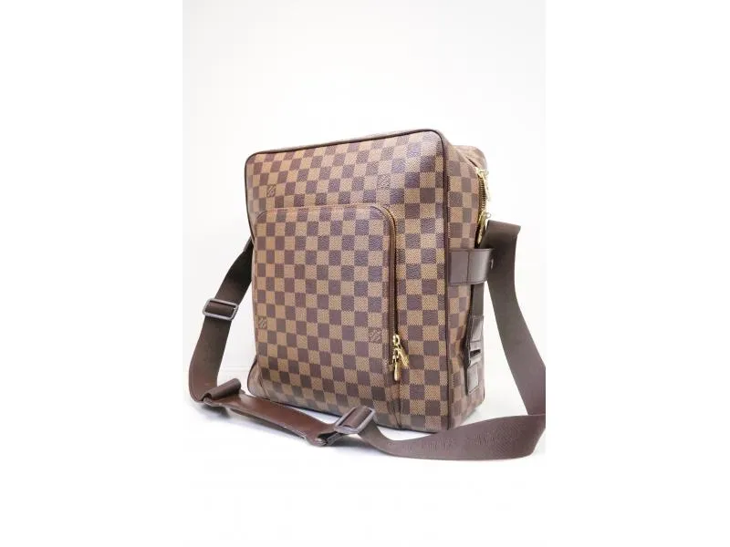 Authentic Pre-owned Louis Vuitton Lv Damier Ebene Olav GM Crossbody Messenger Bag N41440 210590