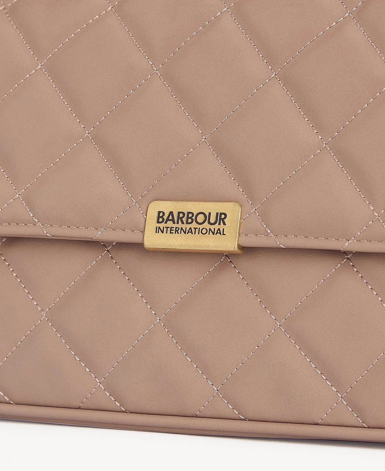 Barbour Quilted Soho Crossbody Ladies Bag in Camel