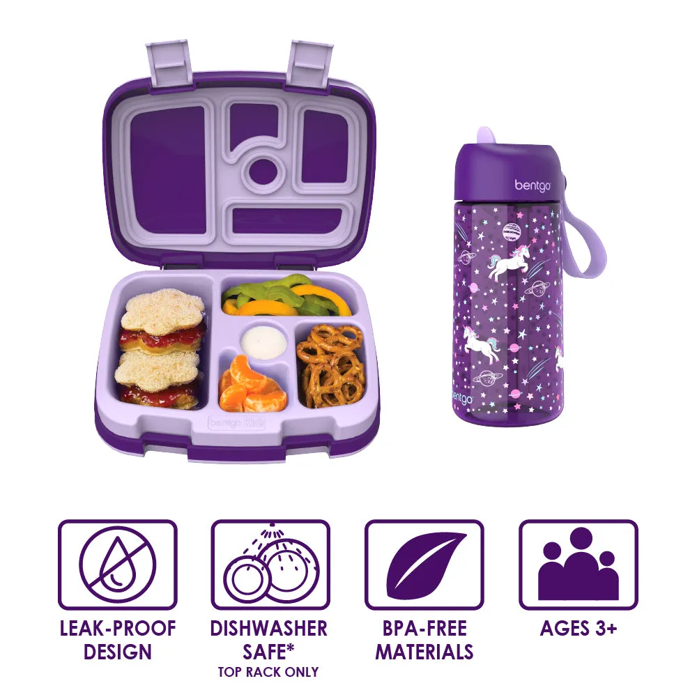 Bentgo Kids Prints Lunch Boxes & Water Bottles