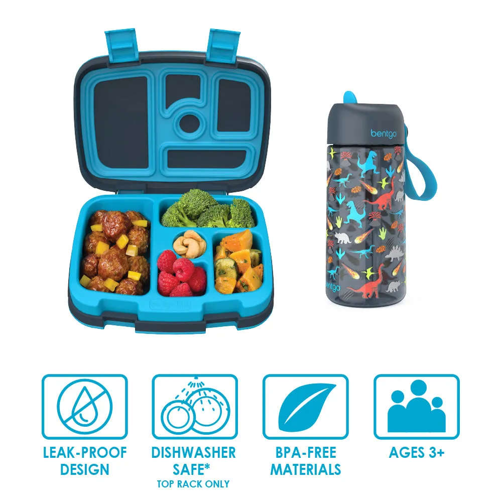 Bentgo Kids Prints Lunch Boxes & Water Bottles