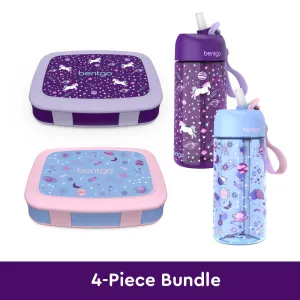 Bentgo Kids Prints Lunch Boxes & Water Bottles