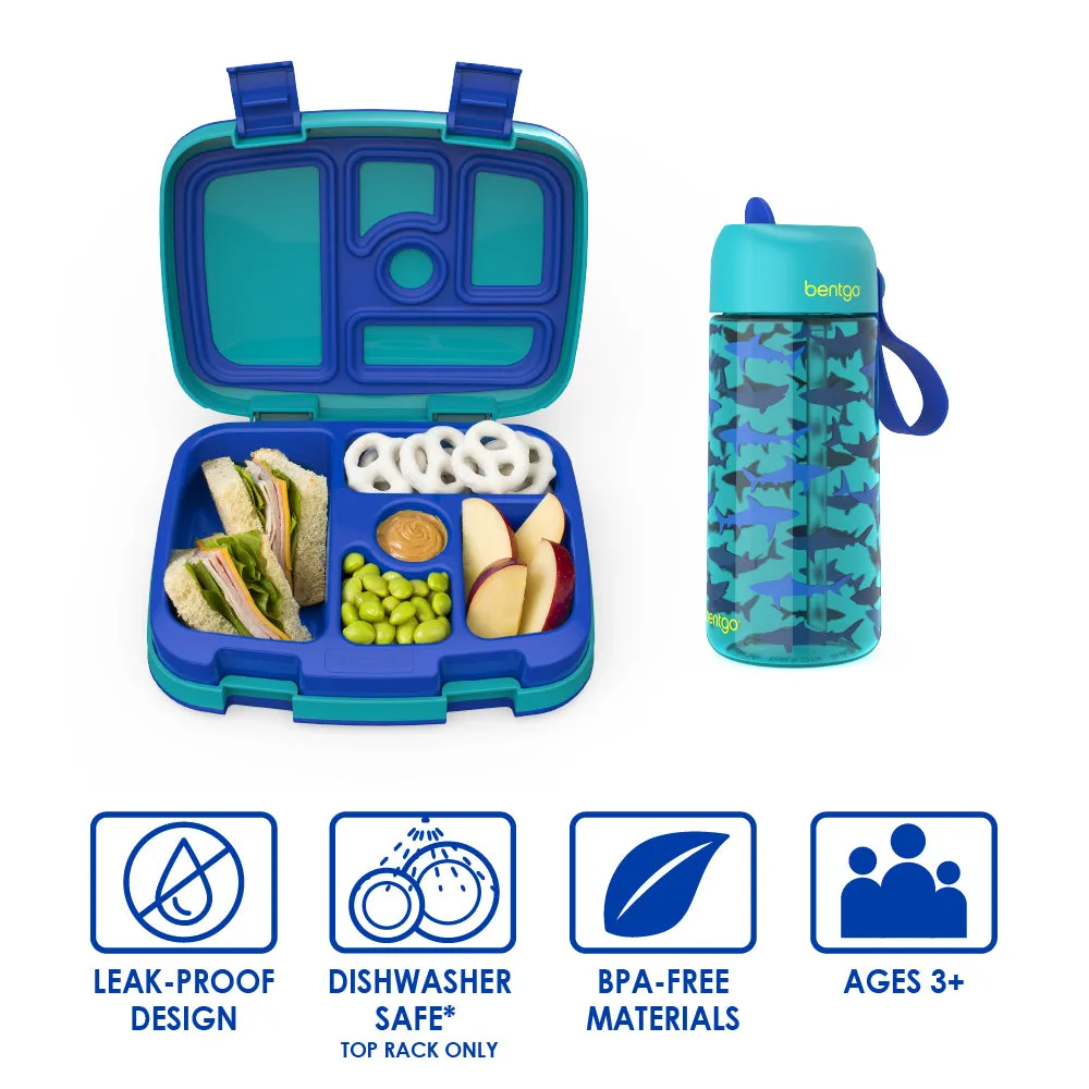 Bentgo Kids Prints Lunch Boxes & Water Bottles