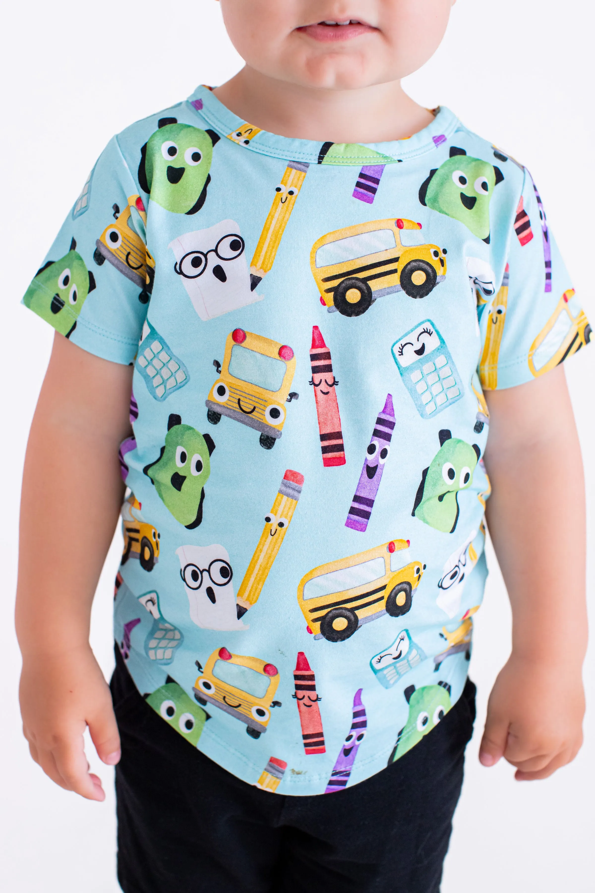 Birdie Bean Albert Back to School Print Kids Tee Shirt