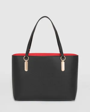 Black Angelina Tote Bag