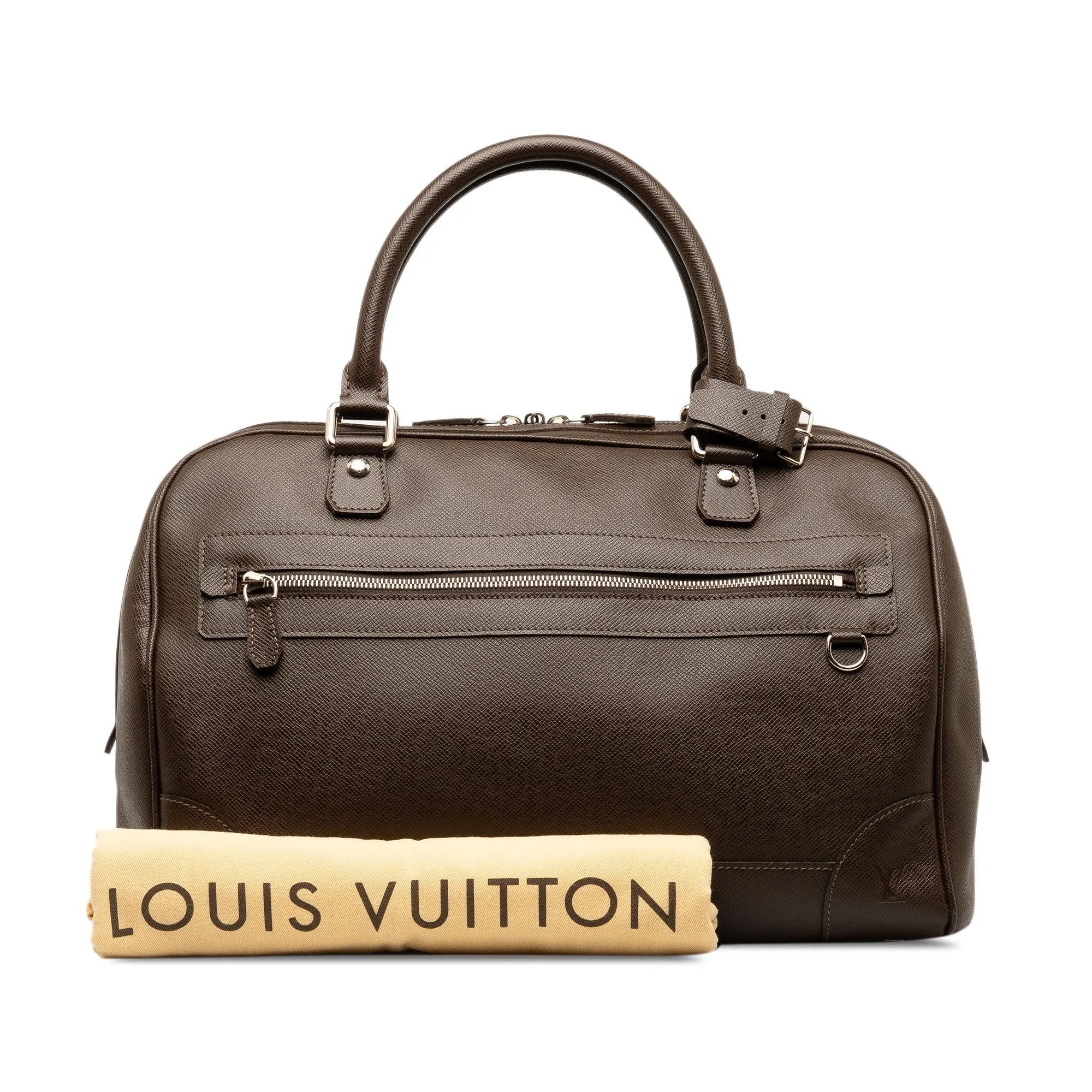 Brown Louis Vuitton Taiga Stanislav Travel Bag