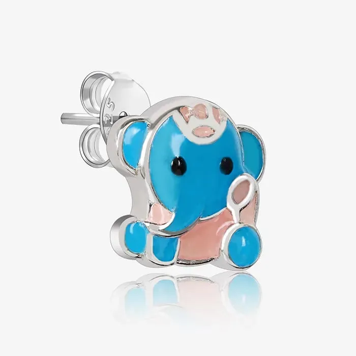 Cute Elephant Pendant Set