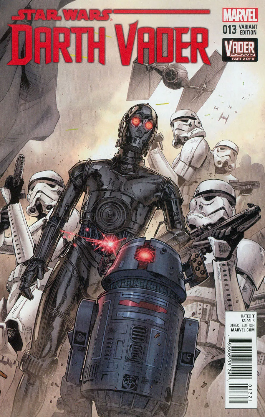 Darth Vader #13 Cover B Variant Connecting B Cover (Vader Down Part 2) Cover 1st Ptg  NM  !!!