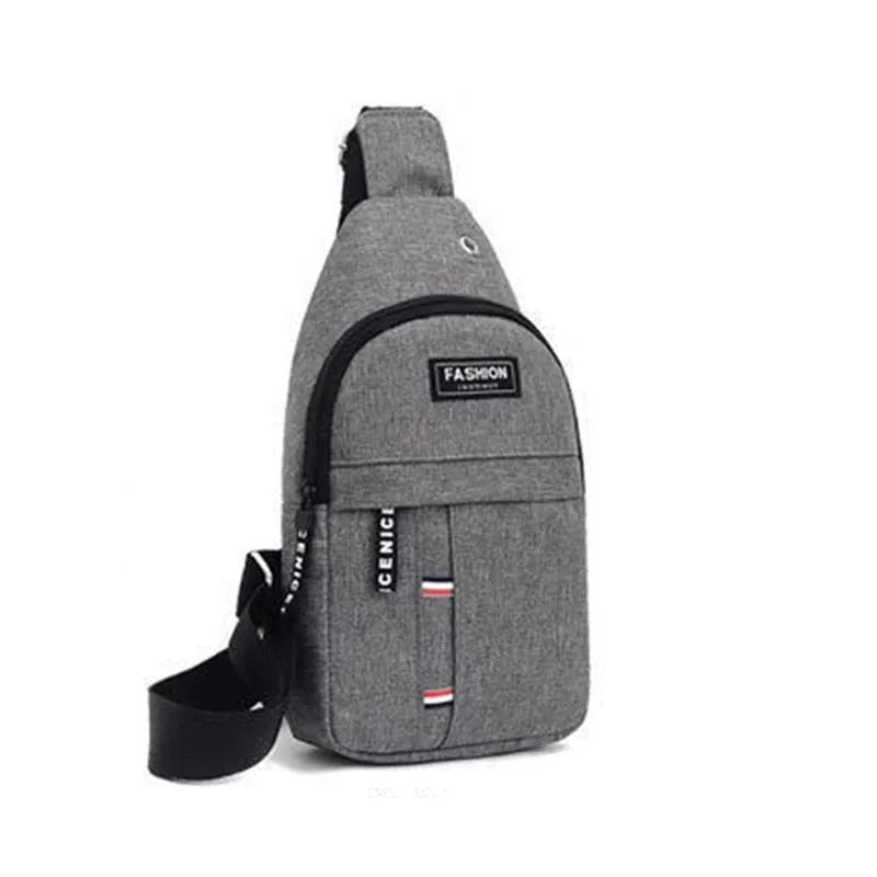 deanwangkt  New Men Chest Bag New Nylon Multi Functional Crossbody Bag Fashion Korean Versatile Men One Shoulder Chest Bag