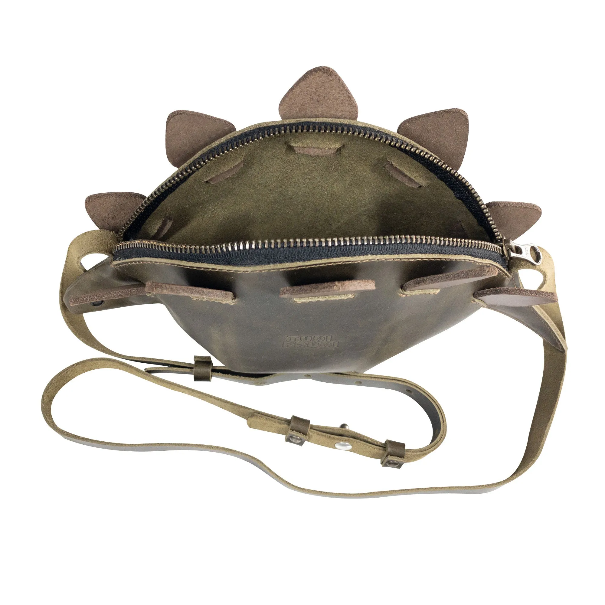 Dinosaur-Shaped (Stegosaurus) Shoulder Bag