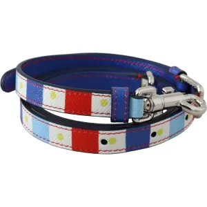 Dolce & Gabbana Chic Multicolor Leather Shoulder Strap Accessory