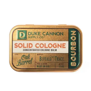 Duke Cannon Solid Cologne Oak Barrel Scent Concentrated Balm SCMIX12-BOURBON