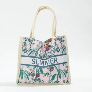 Floral Tote Bag - Tropical