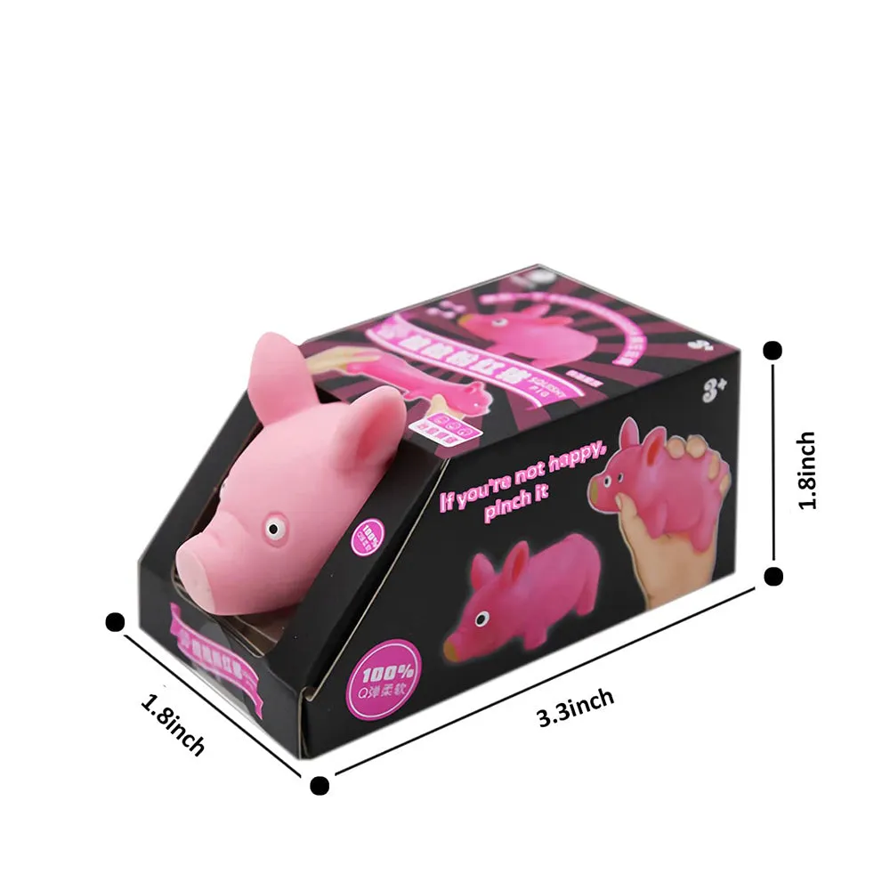 Funny Pink Pig Relieve Stress Toys Gift For Kids Adults, TO0001