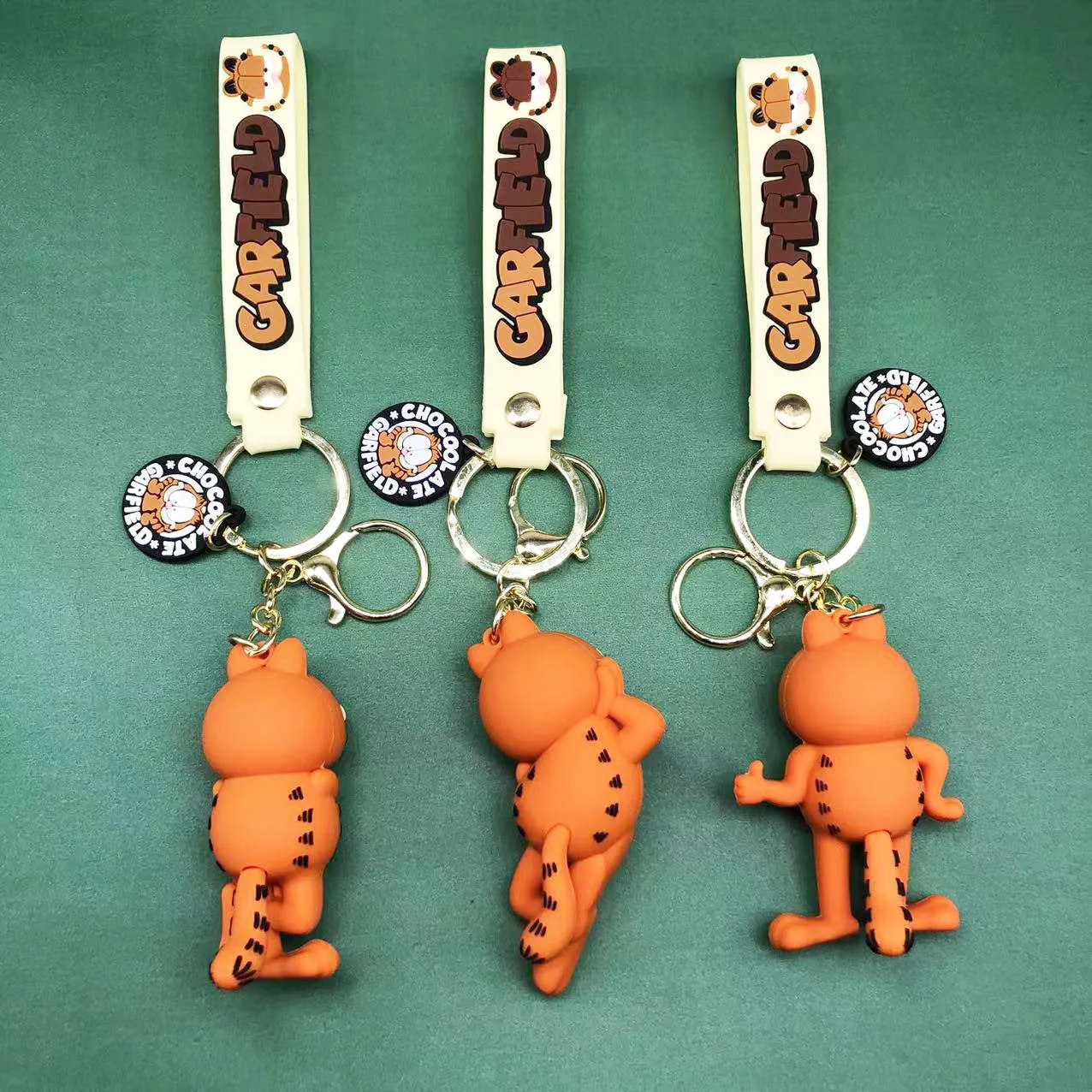 Garfield C | 3D Lanyard Keychain | Silicone