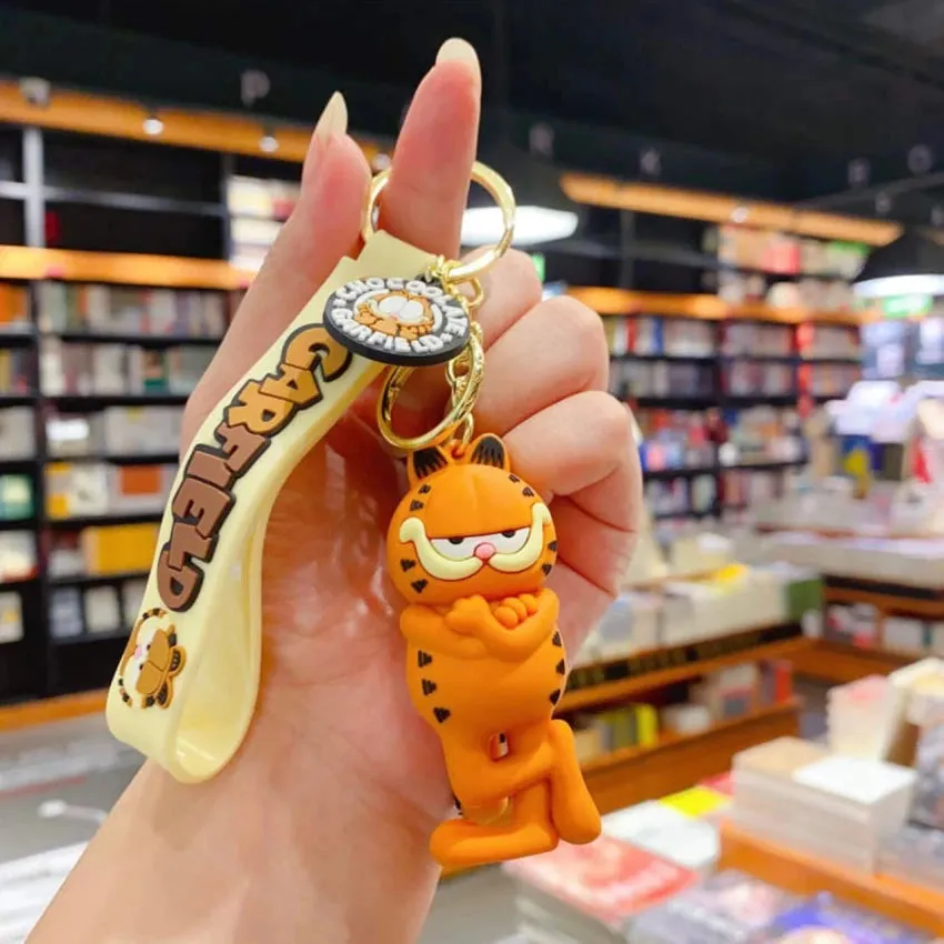 Garfield C | 3D Lanyard Keychain | Silicone