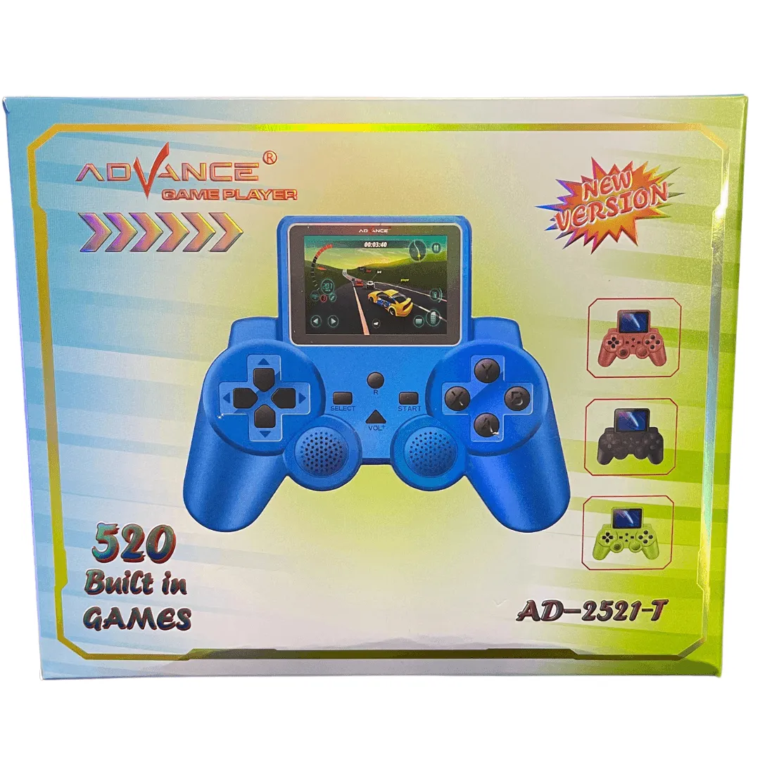 Handheld 520 in 1 Games for Kids -Classic Retro Games Handheld Gamepad - 2.5 inch Screen Rechargeable AV TV Out