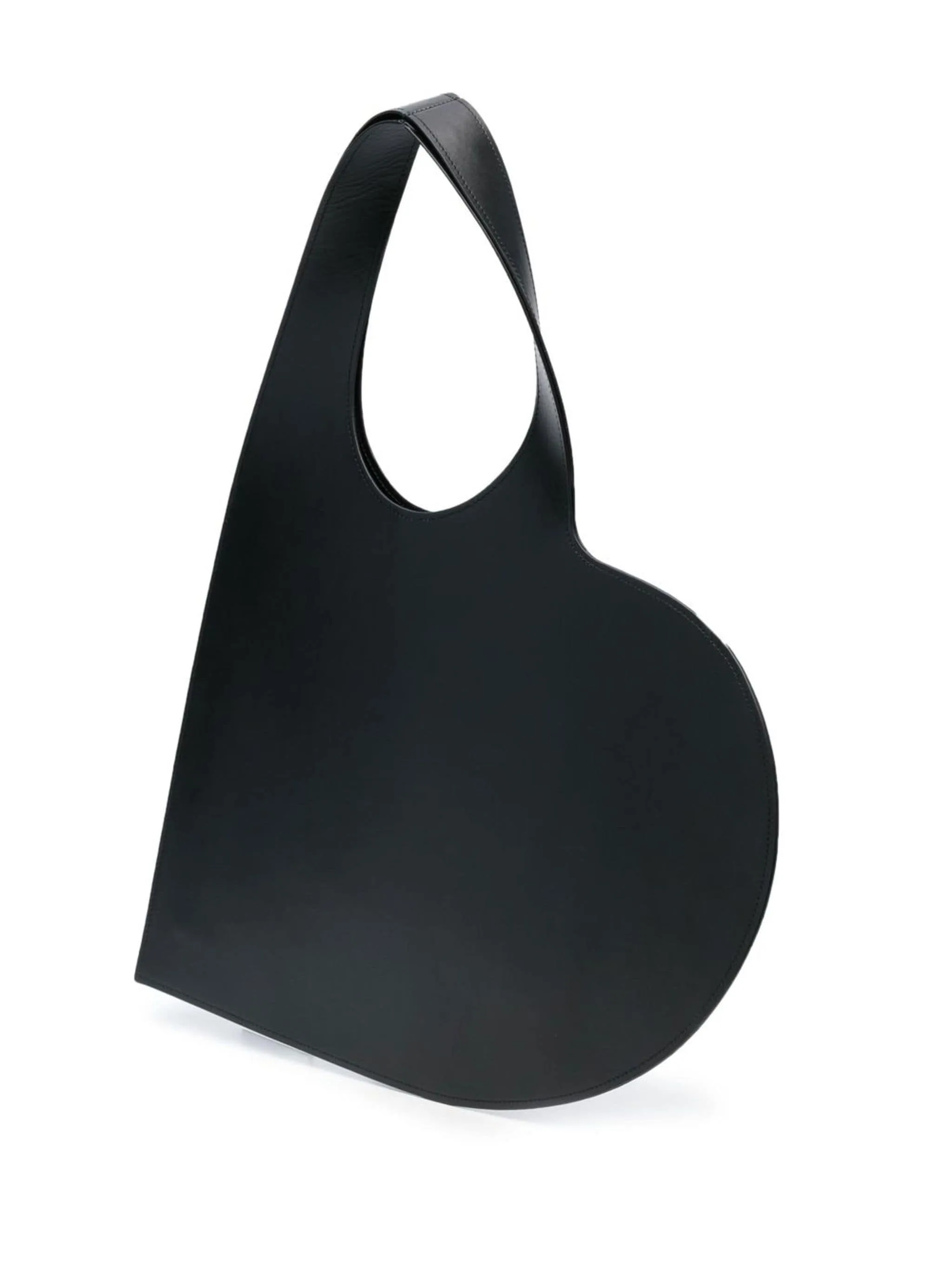 HEART-SHAPE LEATHER TOTE BAG