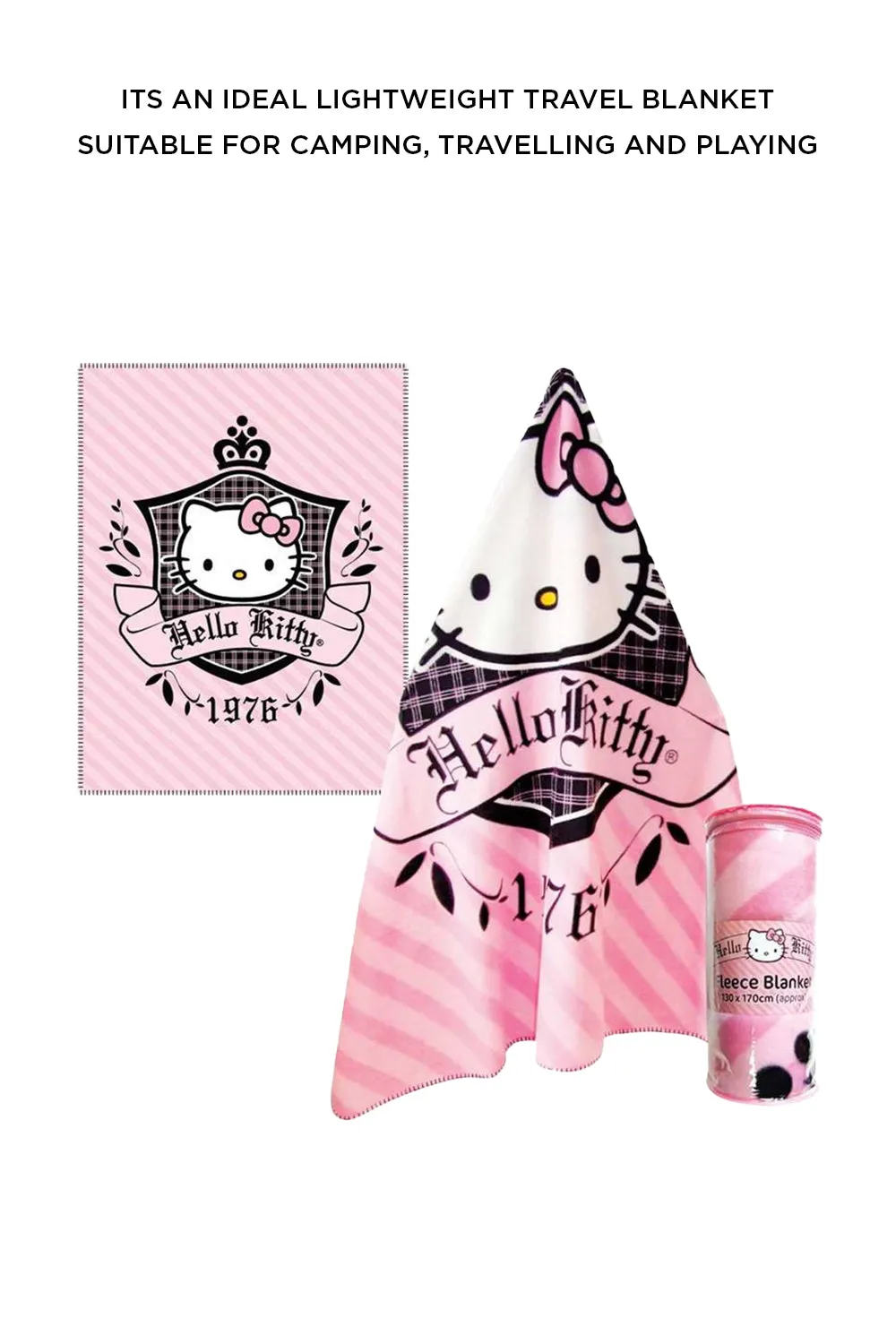 Hello Kitty Prep 1976 Fleece Blanket