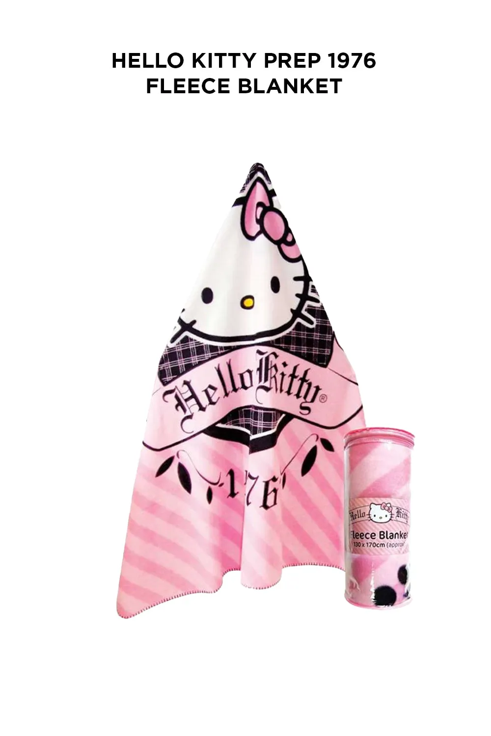 Hello Kitty Prep 1976 Fleece Blanket