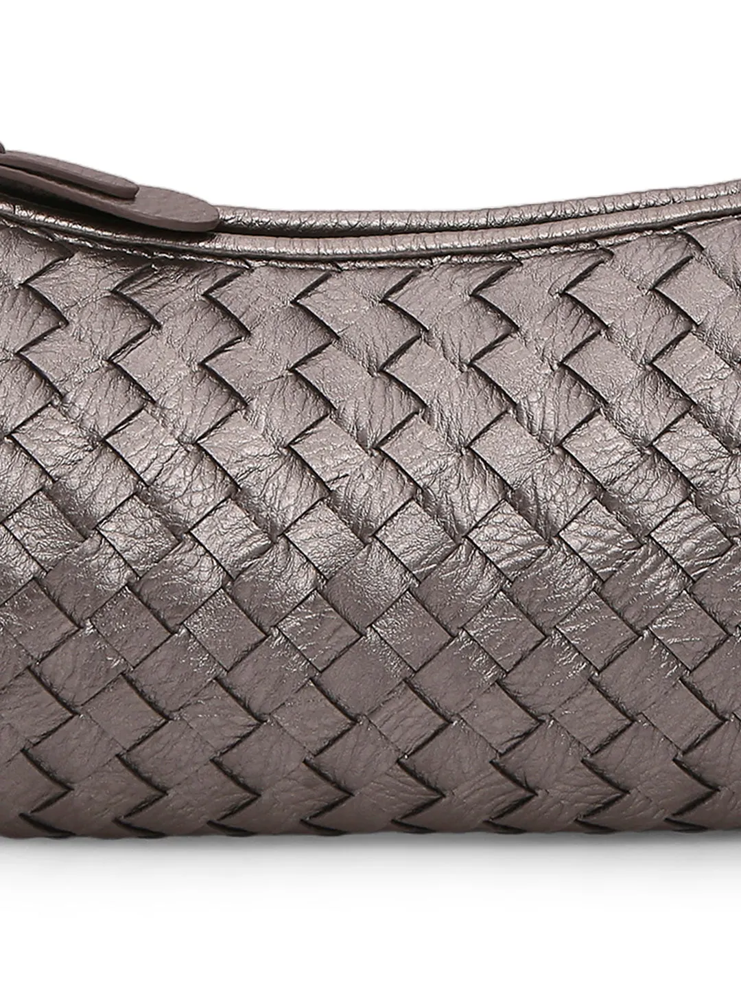 Inc.5 Women Silver Textured Sling Bag