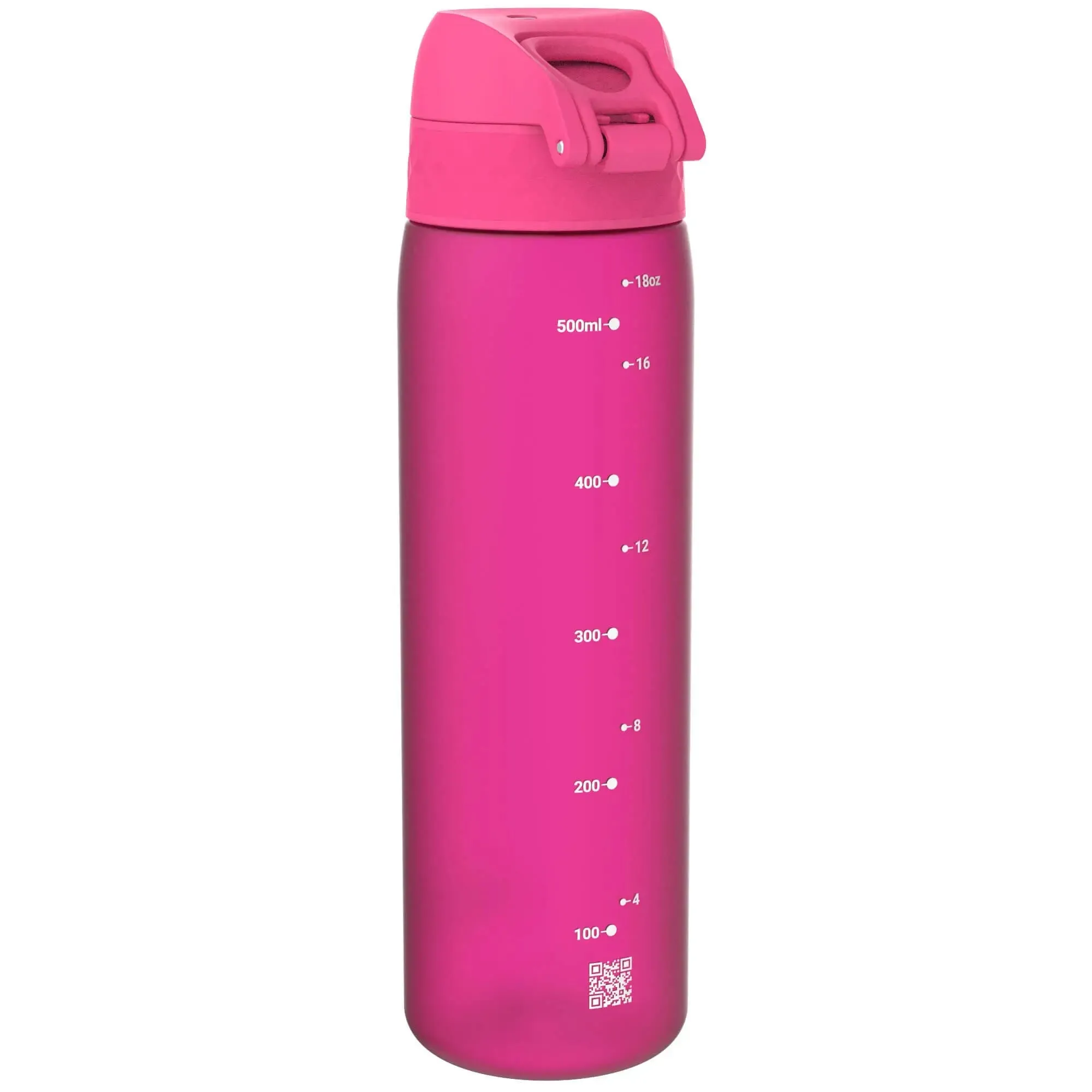 Leak Proof Slim Water Bottle, Recyclon, Pink, 500ml (18oz)