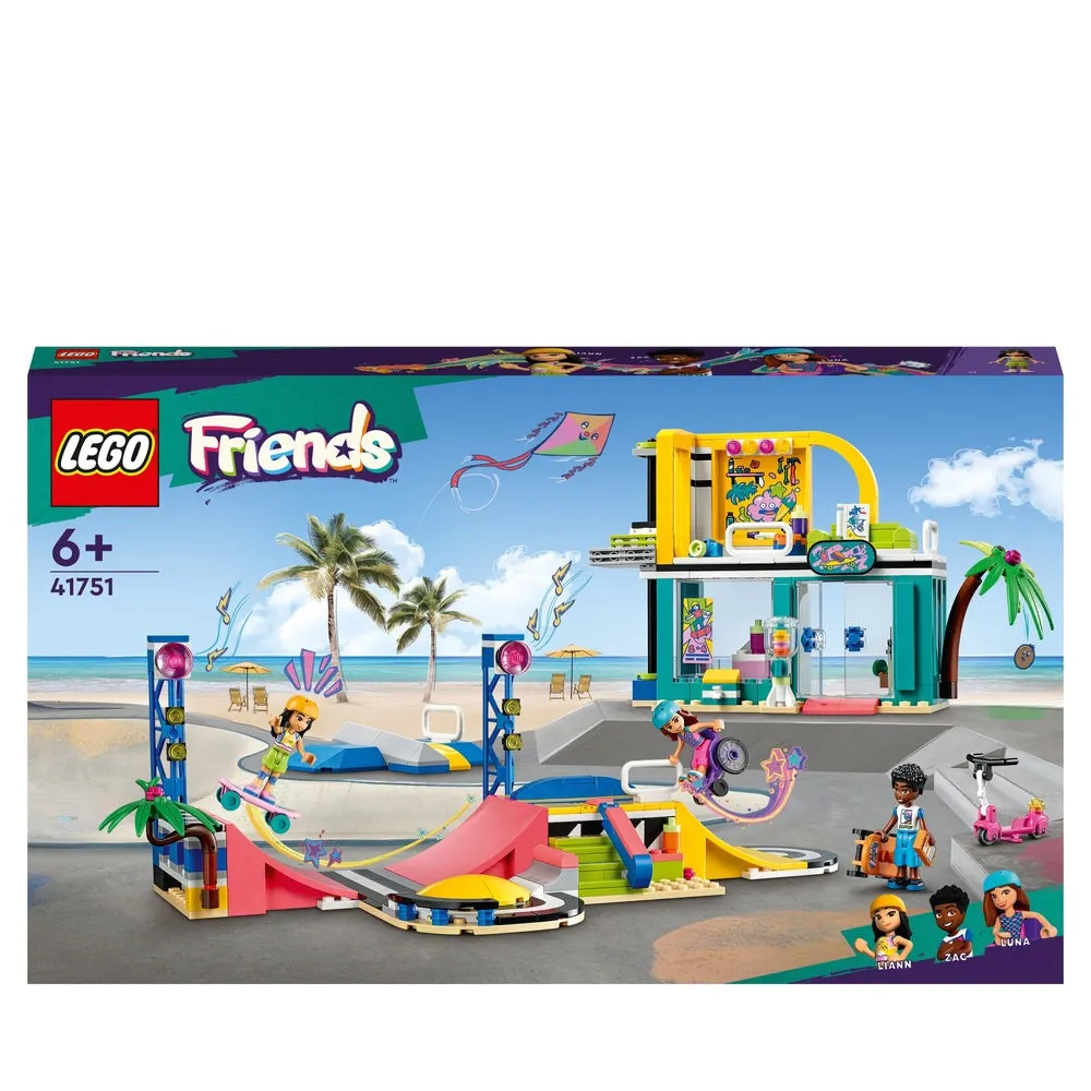 LEGO Friends - Skate Park with Mini Skateboard Toys 41751