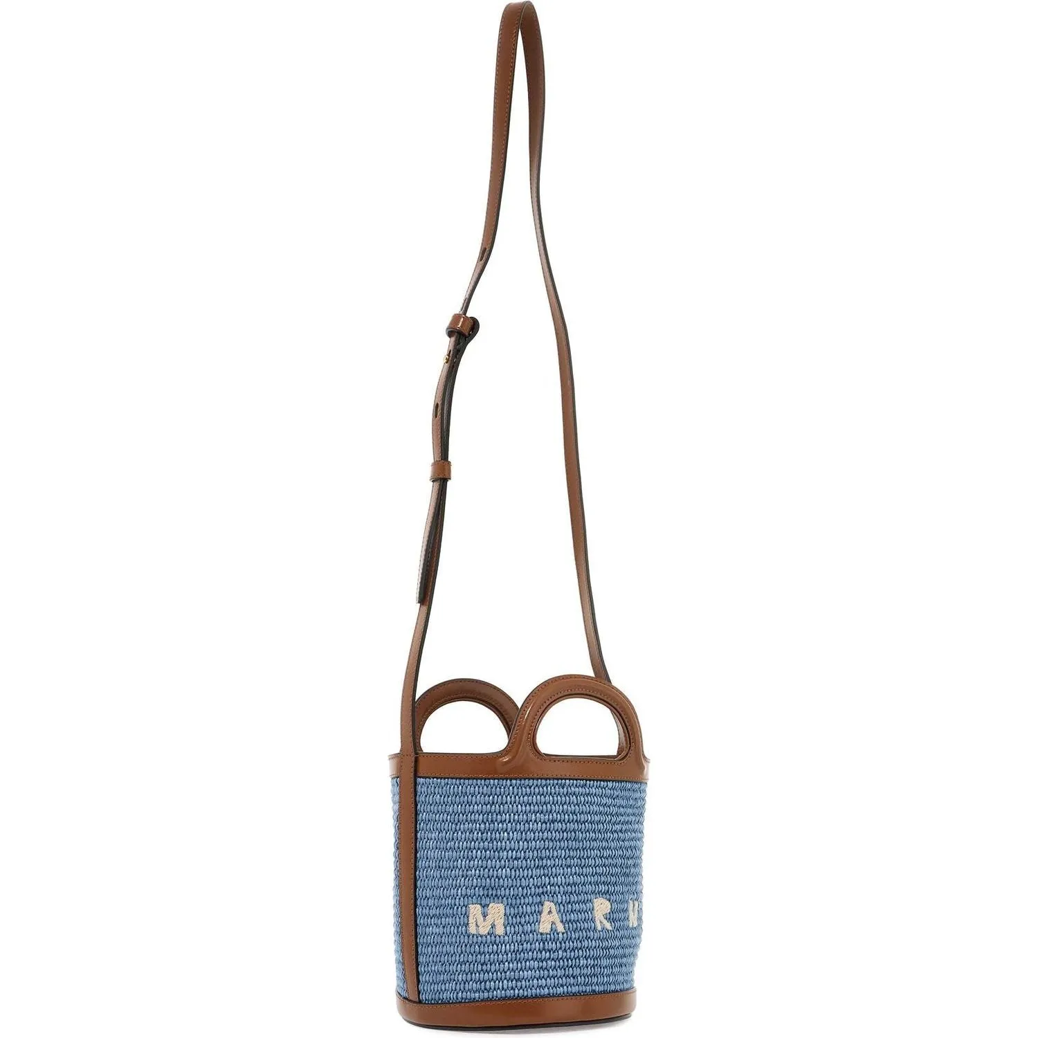 Marni raffia tropicalia bucket bag