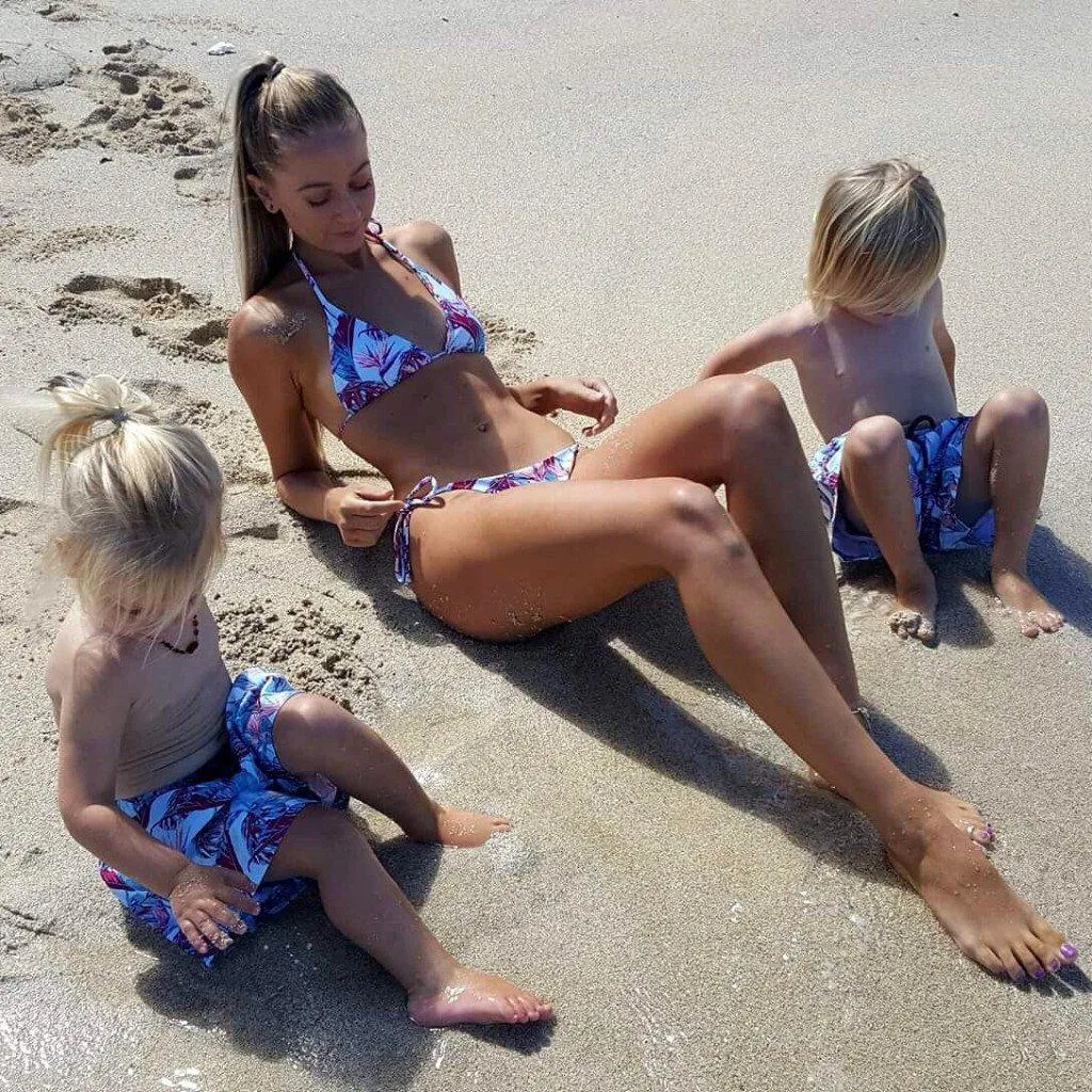 Matching Swimwear, Women's Bikini, Birds of Paradise