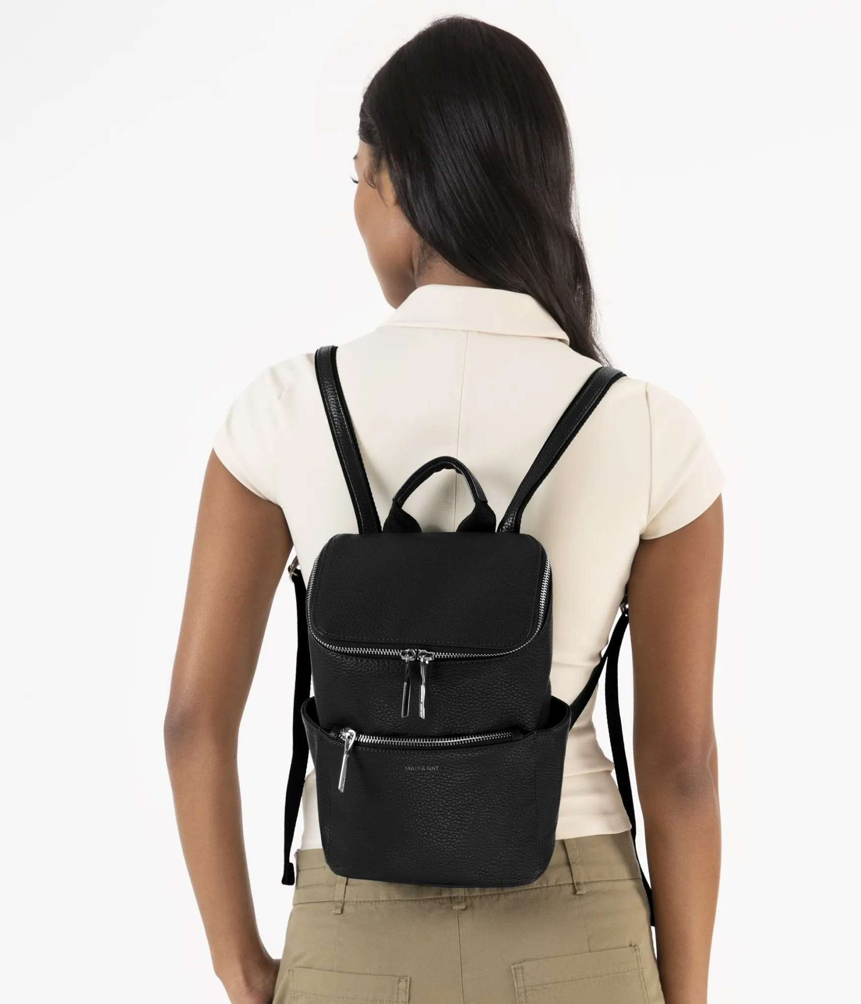 MATT&NAT BRAVE SM Purity - Small Vegan Backpack