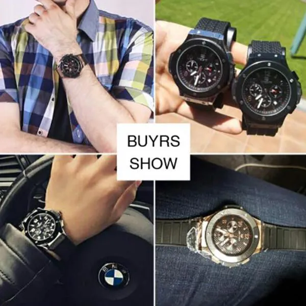 Men's Big Dial Military Sports Watch