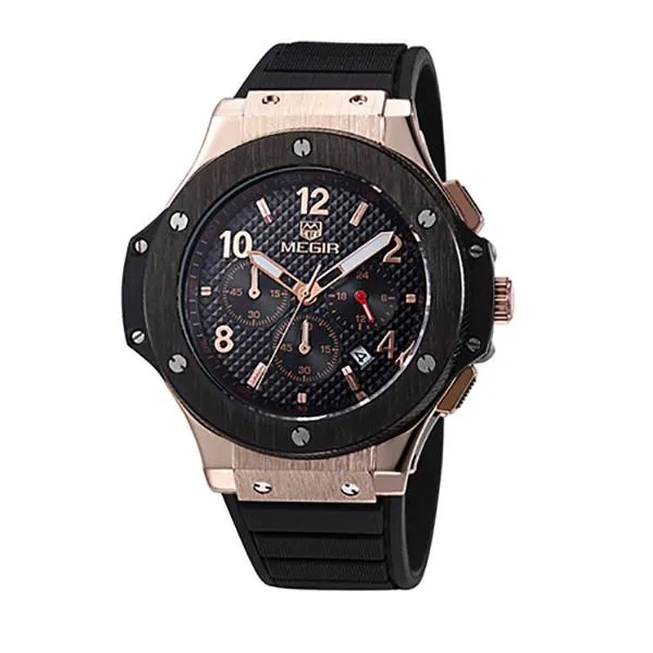 Men's Big Dial Military Sports Watch