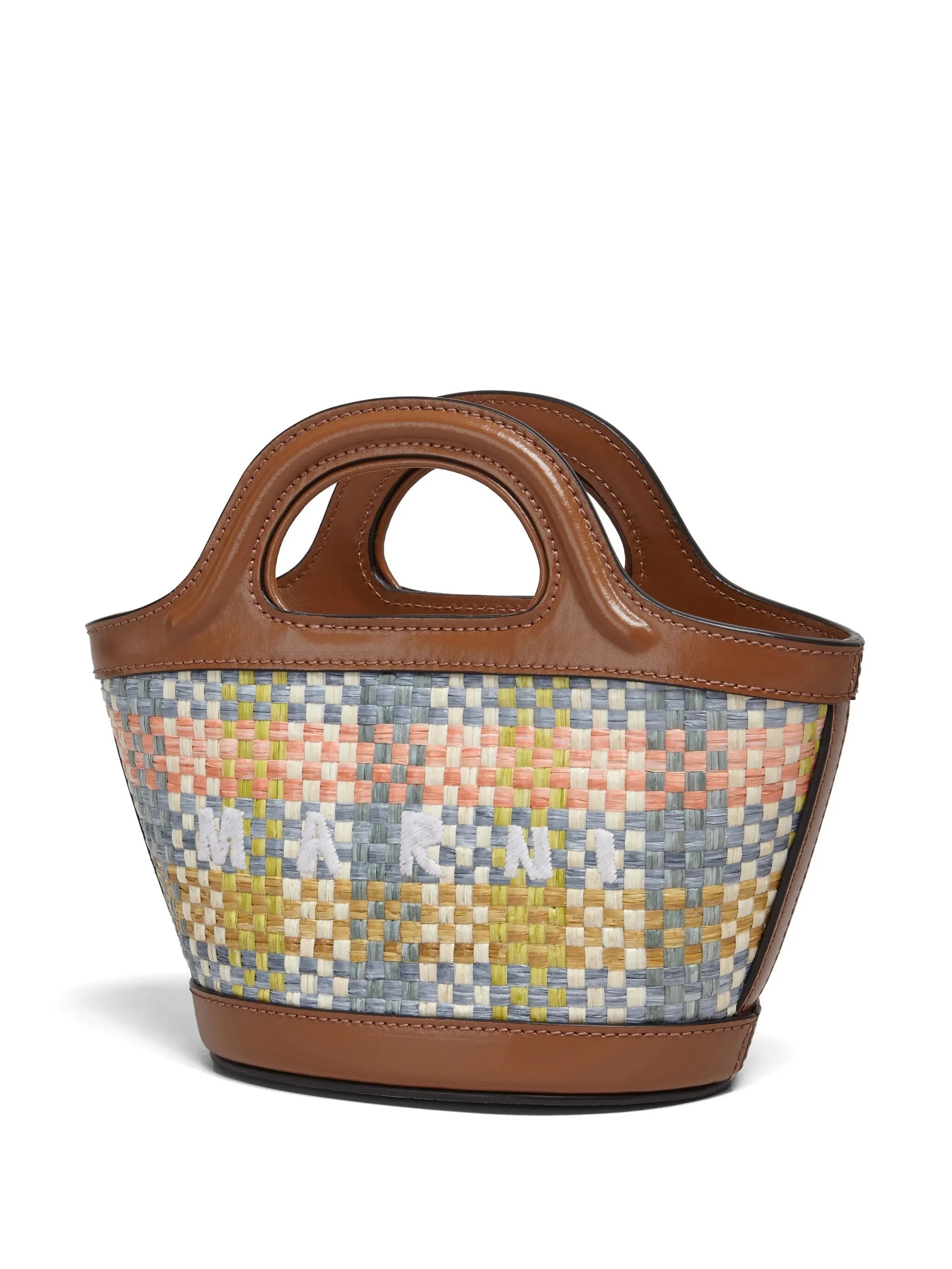 MICRO TROPICALIA INTERWOVEN TOTE BAG