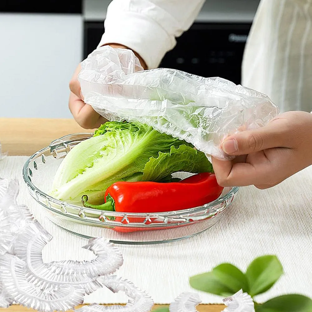 (Net) 100pcs Disposable Food Bowl Cover Bag Storage Bag Dust Fresh Keeping Bags Kitchen Food Multifunctional Use / 5586