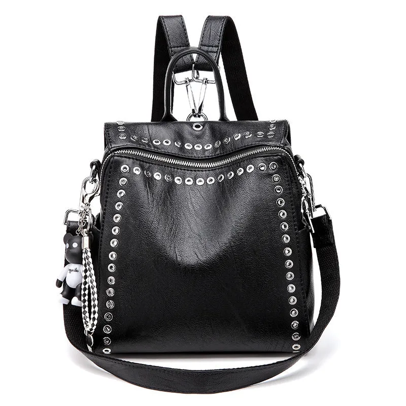 New female fashion bags handbag shoulder bag Korean personality rivet women's shoulder bag one generation