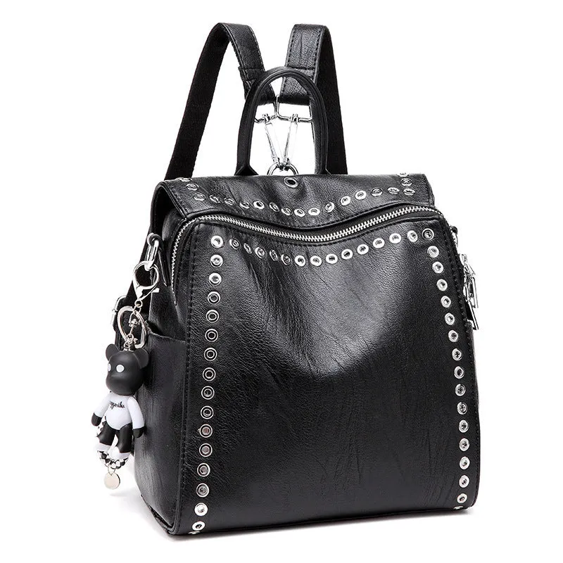 New female fashion bags handbag shoulder bag Korean personality rivet women's shoulder bag one generation