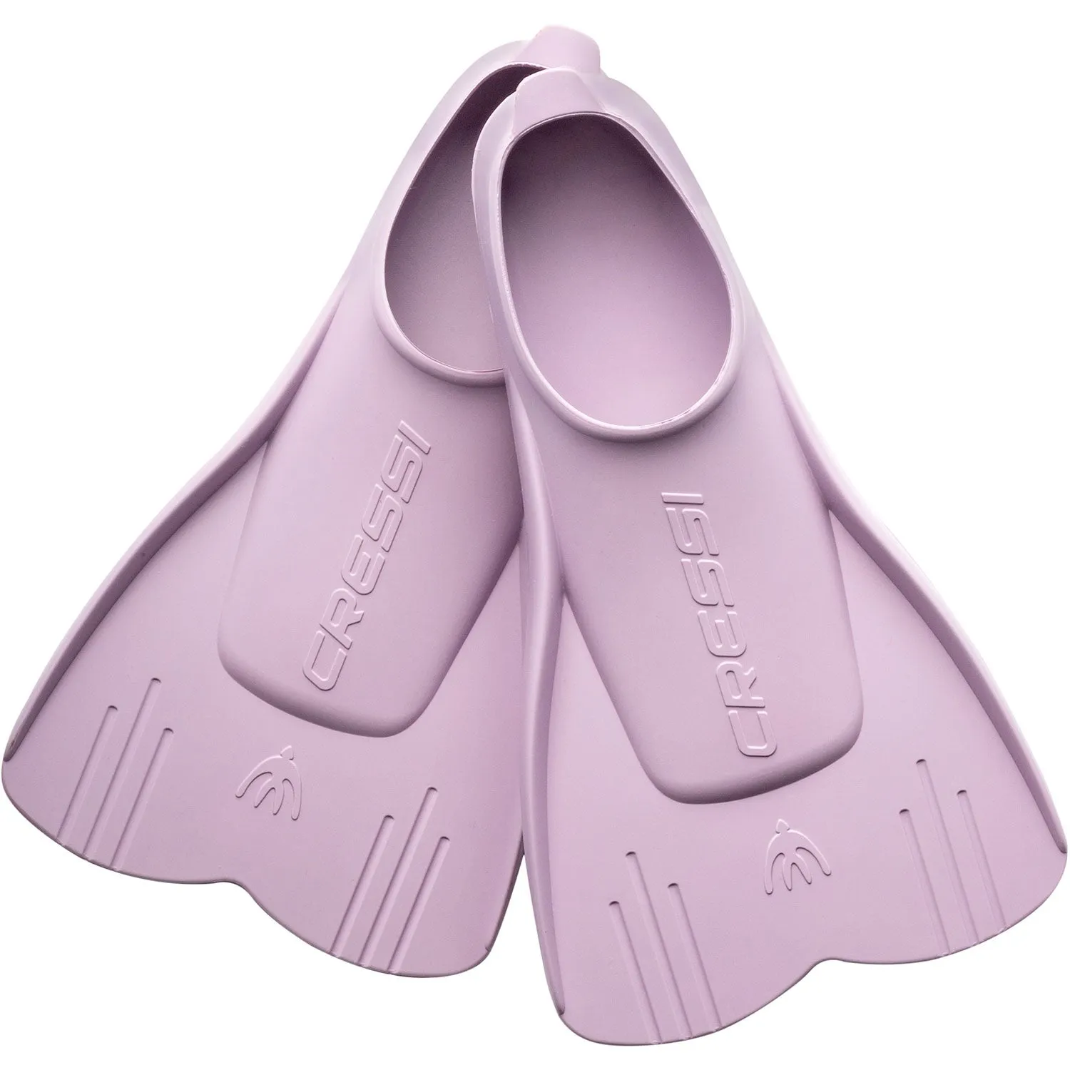 Open Box Cressi Kids Mini Light Floating Swim Fins - Lilac, Size - 32/33