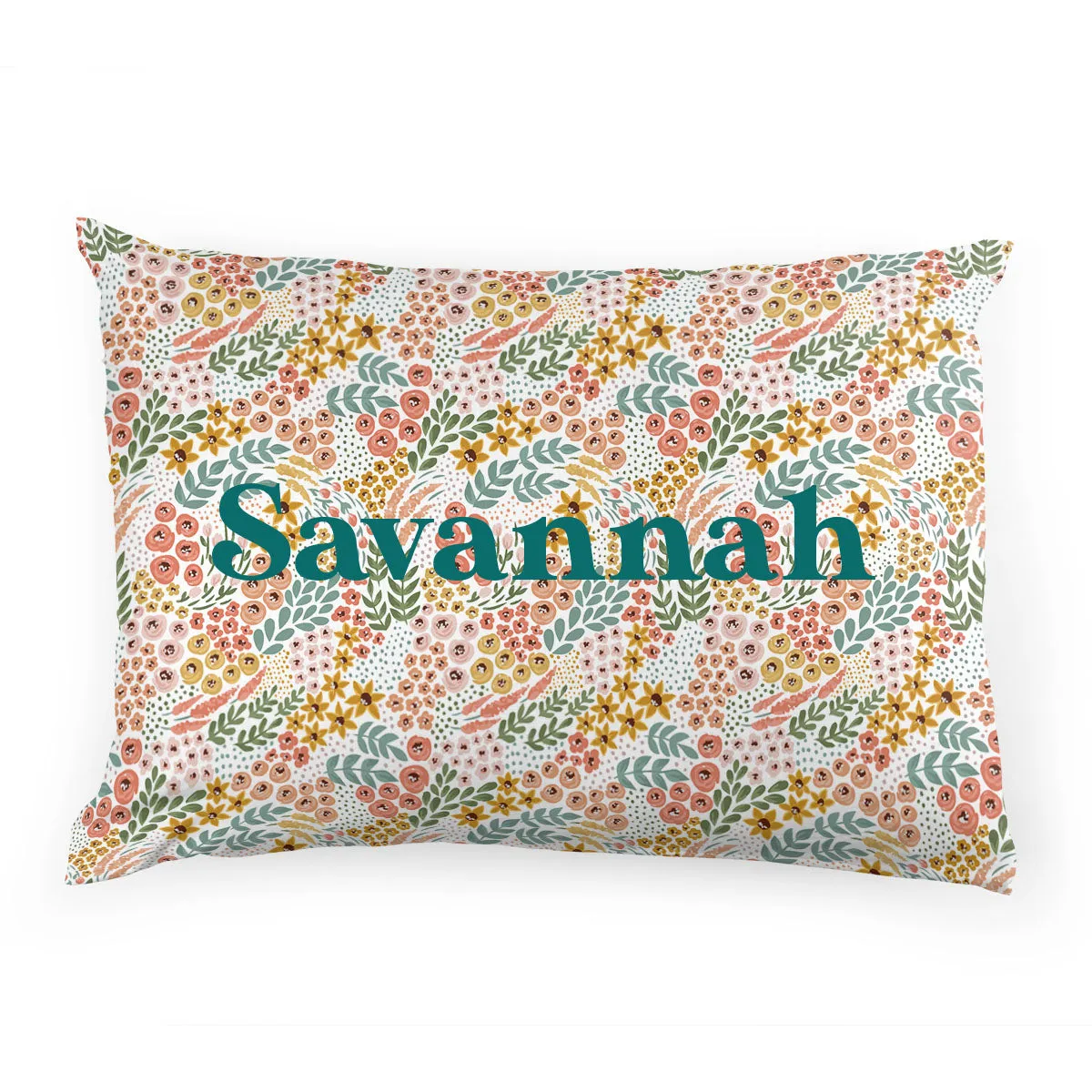 Personalized  Pillow Case | Whimsy Floral