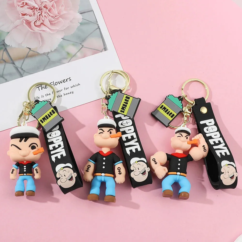 Popeye The sailor Man | Model A | 3D Silicone Keychain