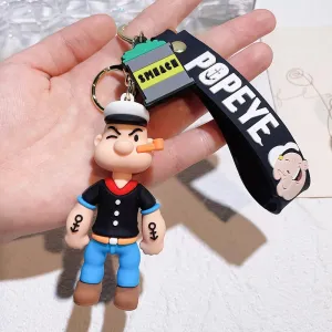 Popeye The sailor Man | Model A | 3D Silicone Keychain