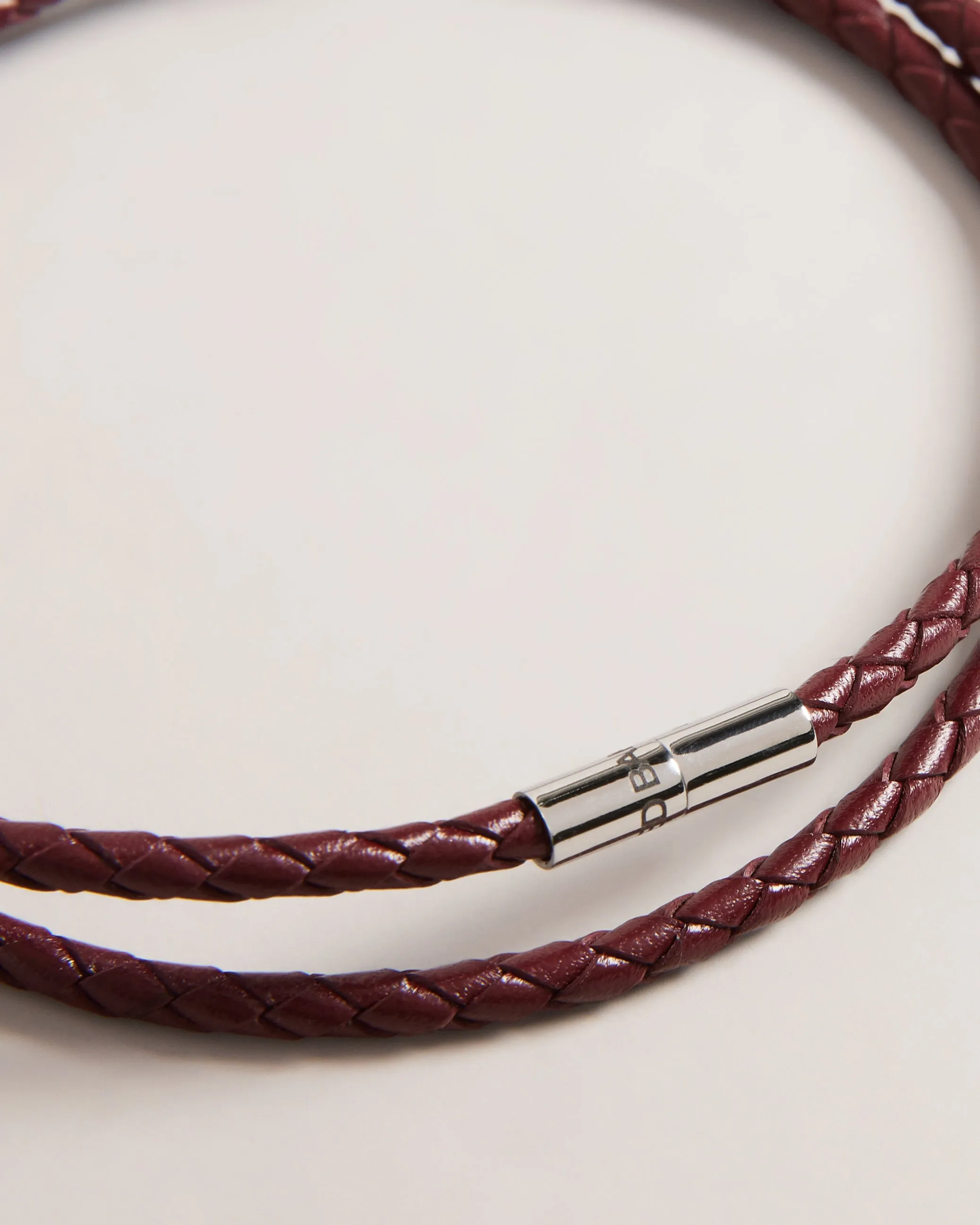 Ppound Woven Bracelet Oxblood