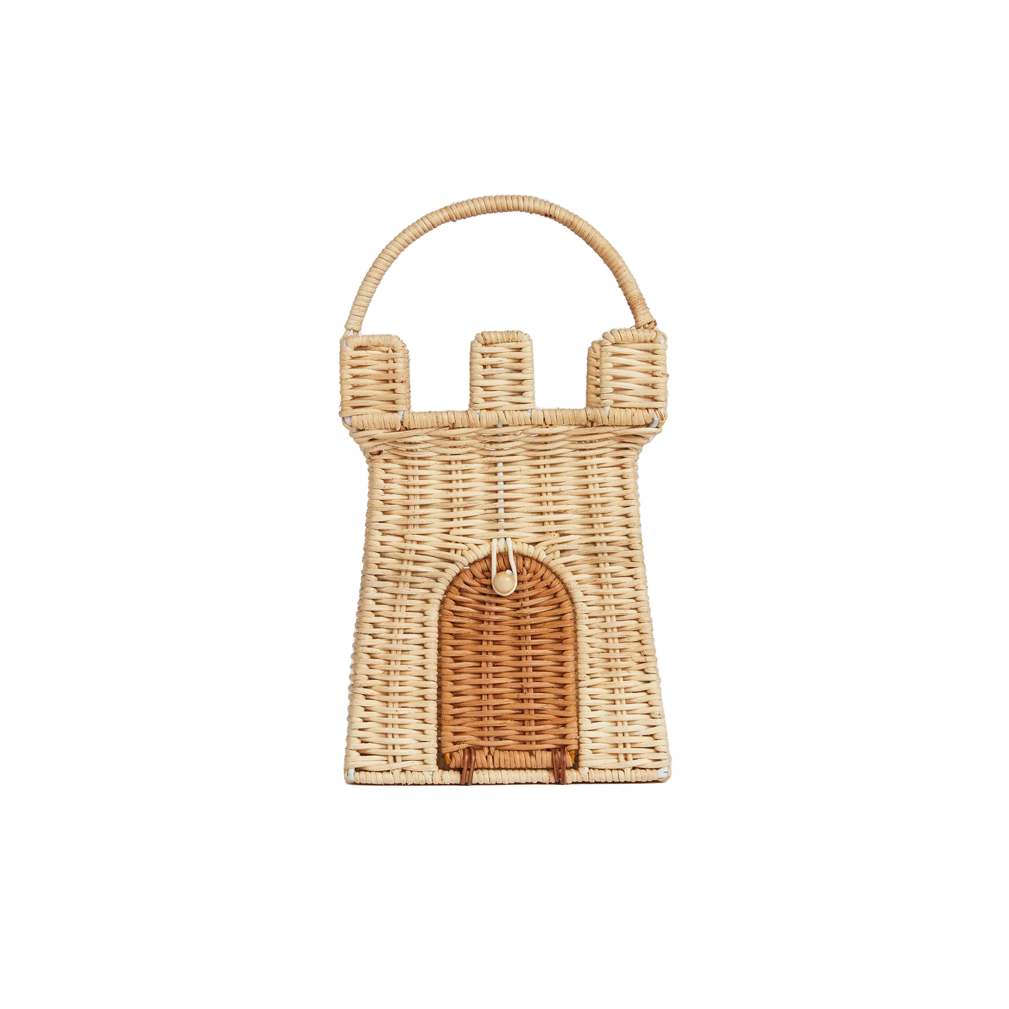 Rattan Castle Bag