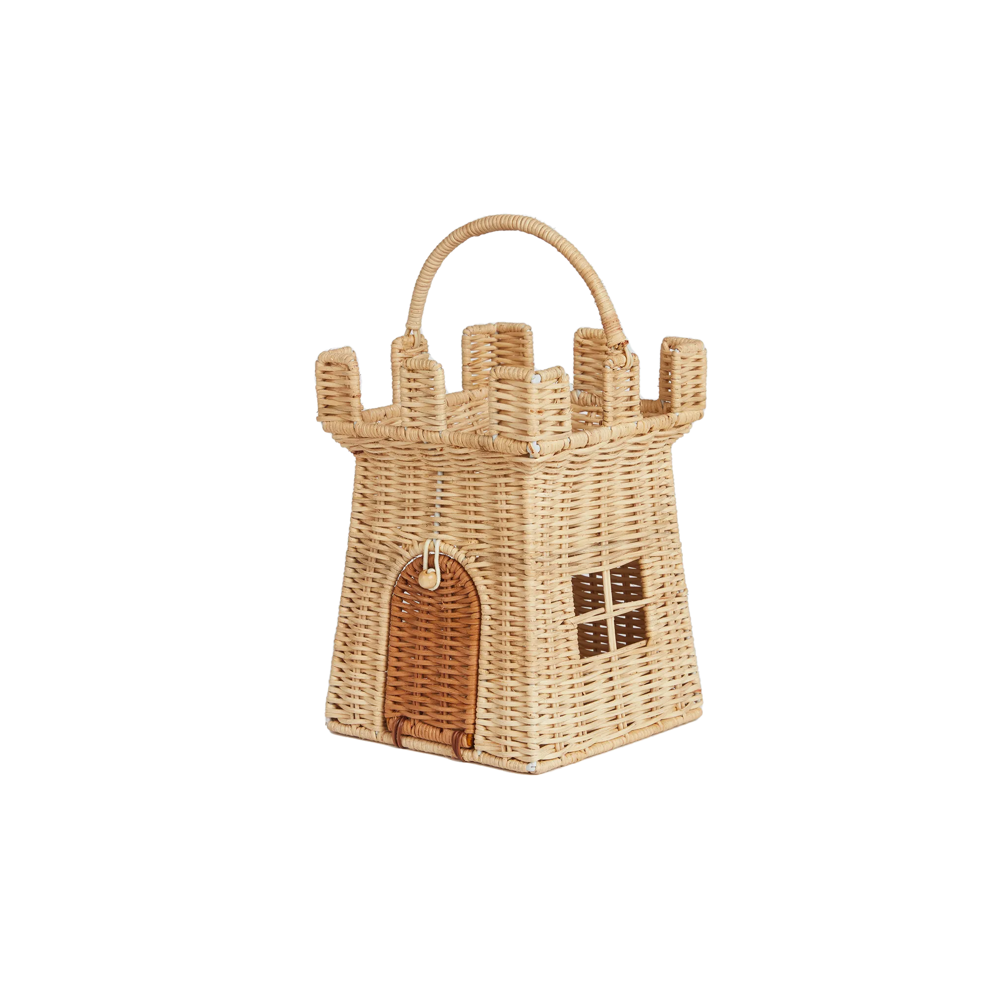 Rattan Castle Bag