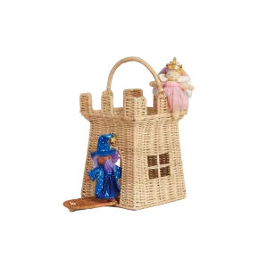 Rattan Castle Bag