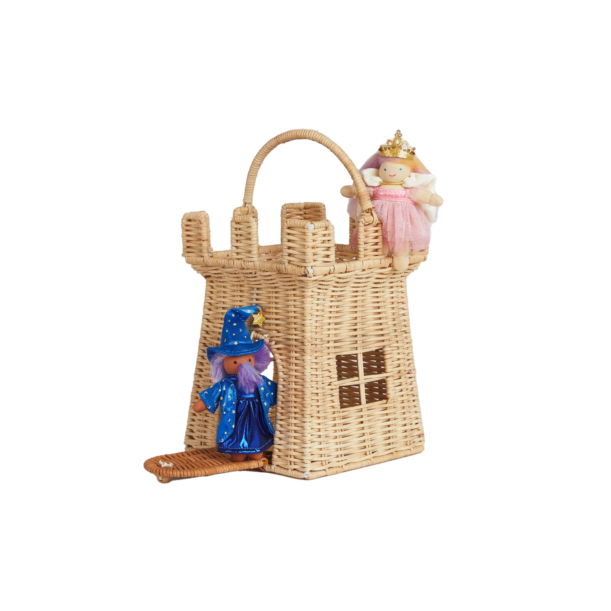 Rattan Castle Bag